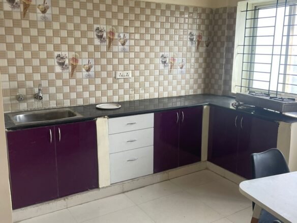 Brand new Luxurious 2bhk semi furnished flat for rent/ Kitchen https://renthouzz.in/