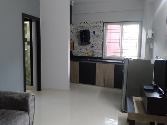 Luxurious 1bhk Fully furnished flat for Rent | Prime Location with modern Amenities |Koramangla | Bangalore | Open kitchen https://renthouzz.in/