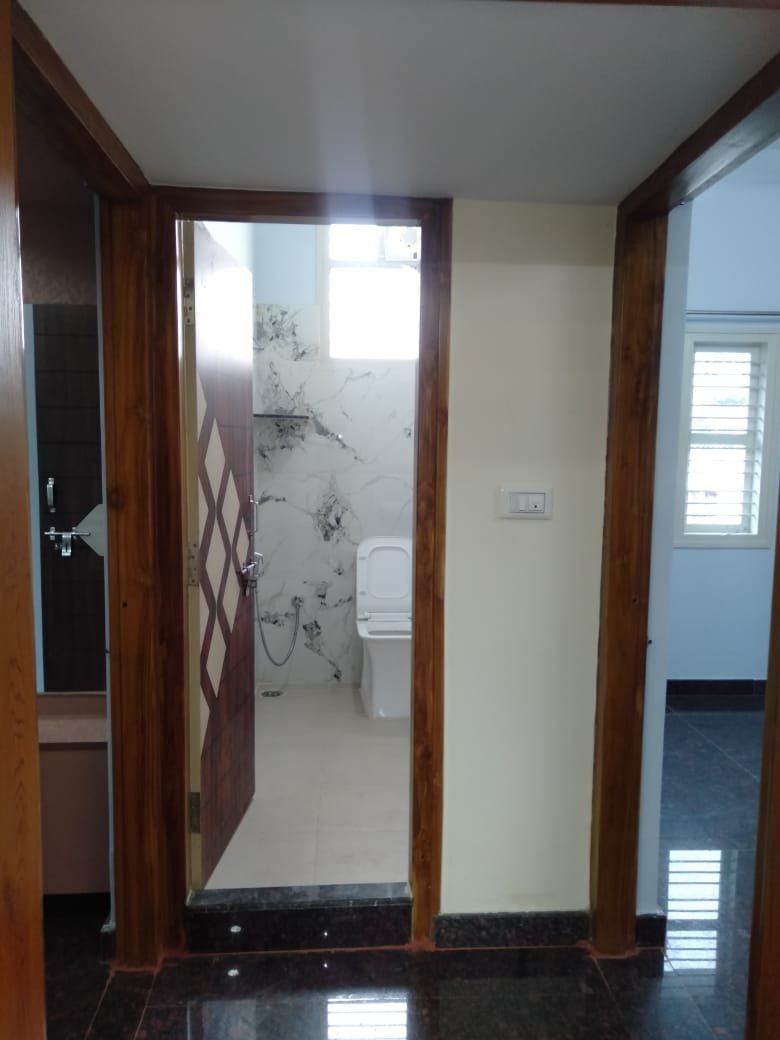 Luxurious 2 BHK Semi Furnished Brand new flat for Rent | Meenakshi Layout | Bannerghatta Main Layout | Bangalore | Bathroom https://renthouzz.in/