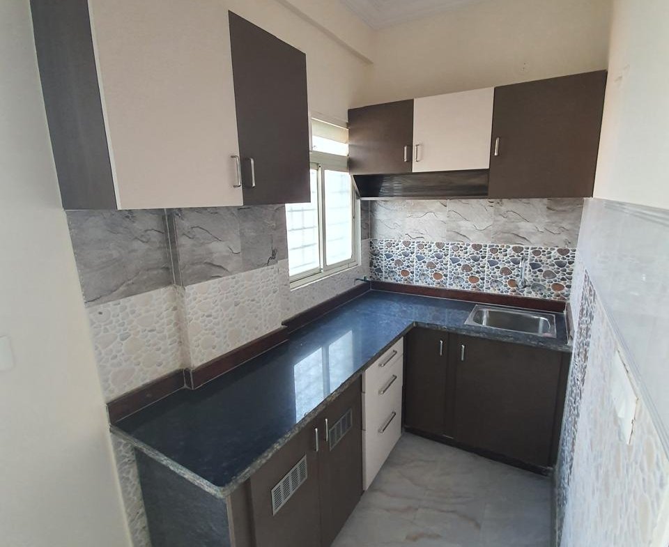 1 Bhk Semi Furnished Flat |for Rent | Ashwini Layout Ejipura Bangalore | Kitchen | https://www.renthouzz.in/