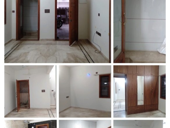 Spacious 1BHK Ground Floor Apartment for Rent Near Chinmaya Vidyalaya, Koramangala 4th Block, Bangalore | https://renthouzz.in/area/koramangala/