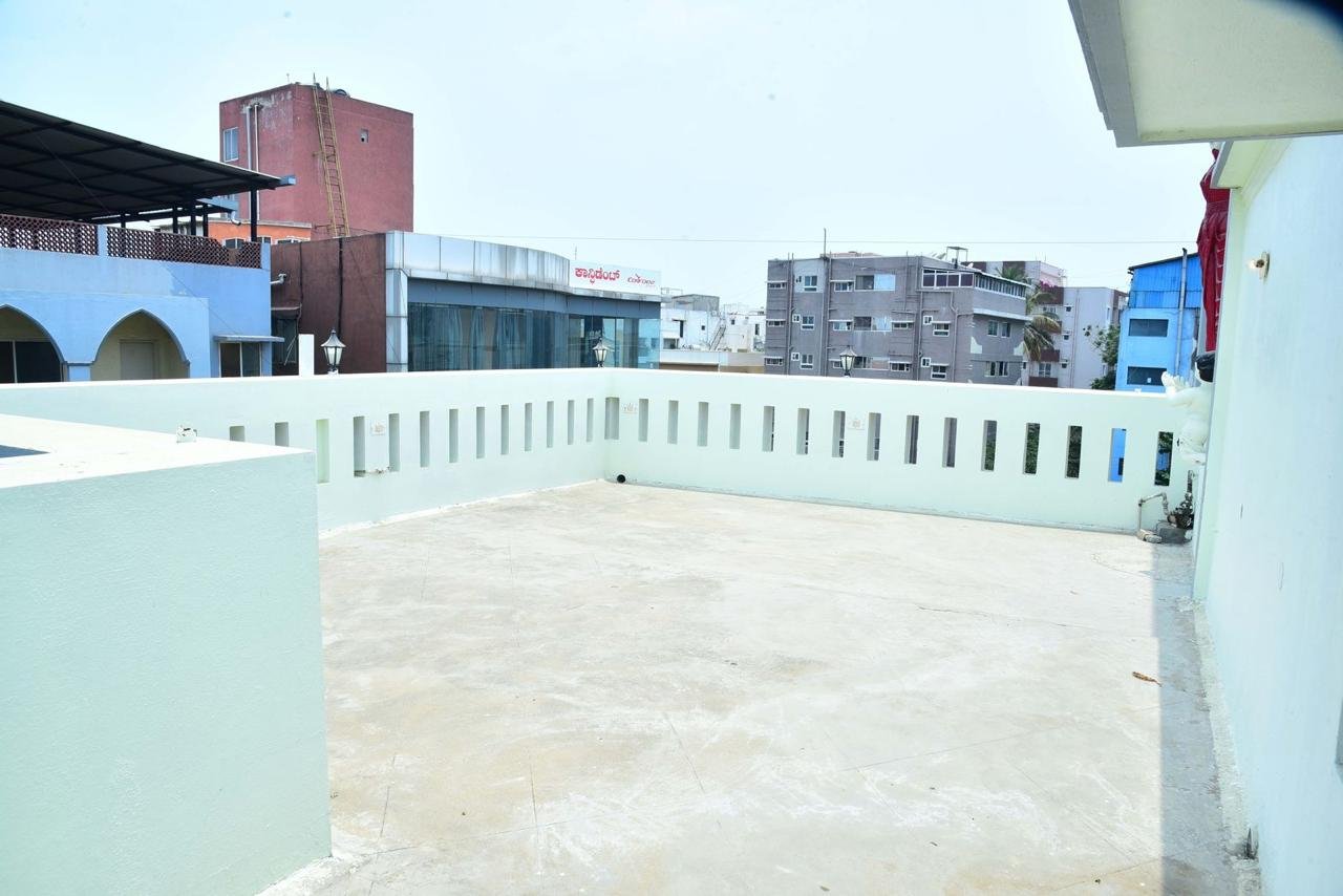 Terrace of the 5BHK Independent House for Rent in Koramangala ST Bed Layout Bangalore-Renthouzz