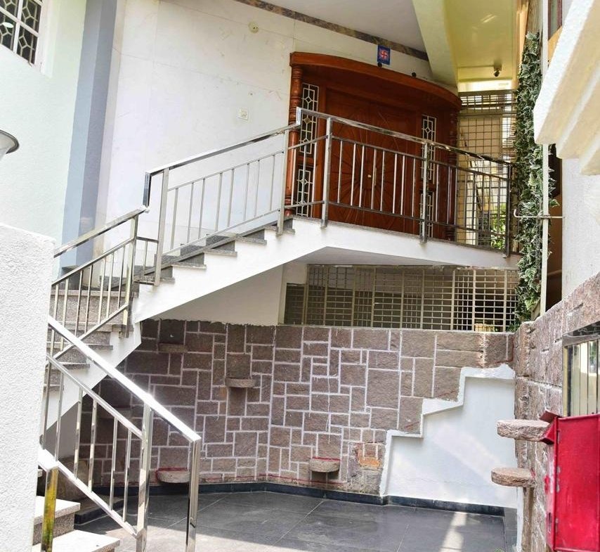 Main door of the 5BHK Independent House for Rent in Koramangala ST Bed Layout Bangalore-Renthouzz