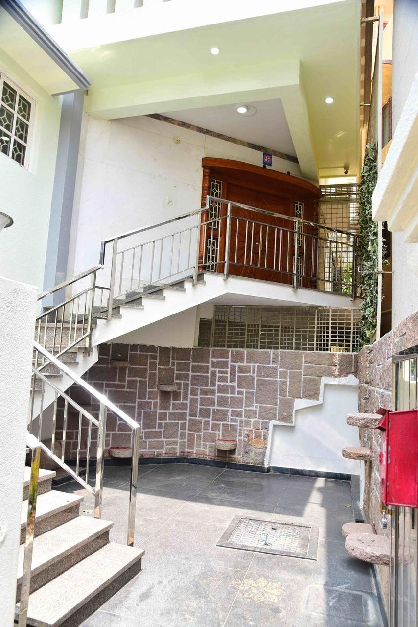 Main door of the 5BHK Independent House for Rent in Koramangala ST Bed Layout Bangalore-Renthouzz
