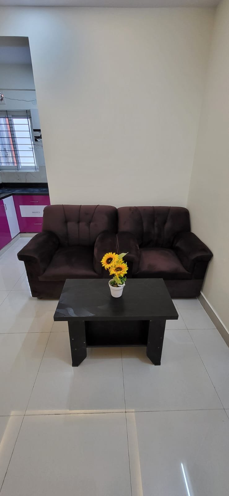 Sofa in 1bkh fully furnished flat