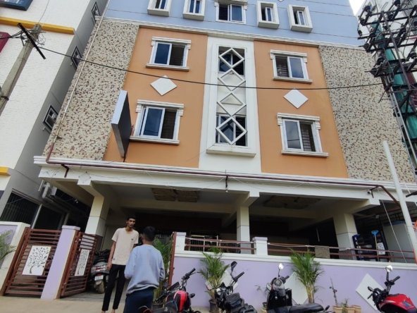 Front View of the Pg Building for Sale in Kodathi | Wipro | Bangalore | Renthouzz