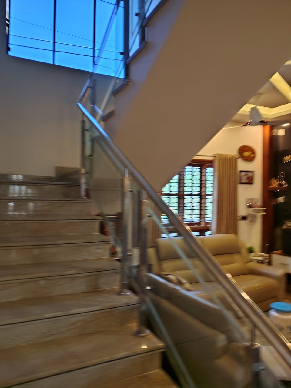 4BHK Duplex House for Sale in Rajeshwarinagara, Madanayakanahalli Renthouzz Stair Case of 4BHK Duplex House for Sale in Rajeshwarinagara, Madanayakanahalli Renthouzz