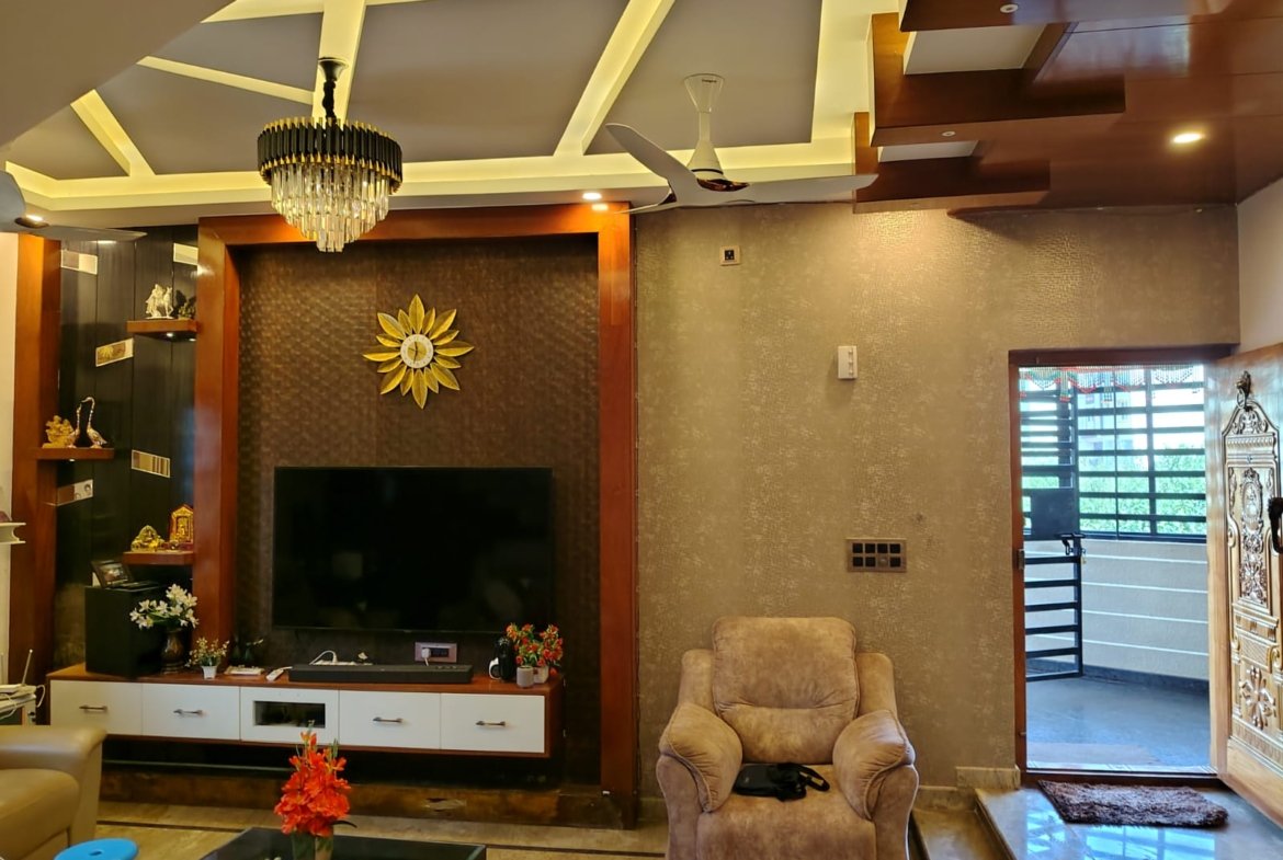 Hall of 4BHK Duplex House for Sale in Rajeshwarinagara, Madanayakanahalli Renthouzz