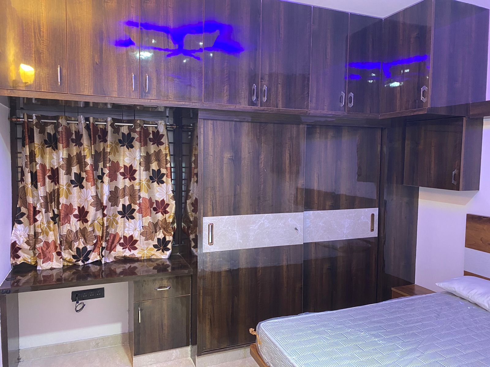 Bedroom of 2BHK Apartment Flat for rent in Koramangala 1st block, Bangalore Renthozz