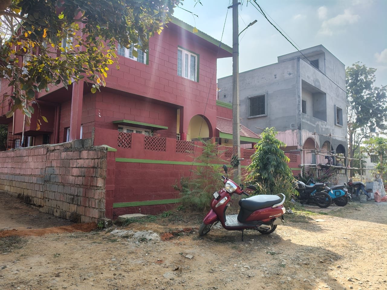 Front View of 3BHK Duplex House for Sale in Rainbow Garden Layout, Bannerghatta Main Road, Bangalore Renthouzz