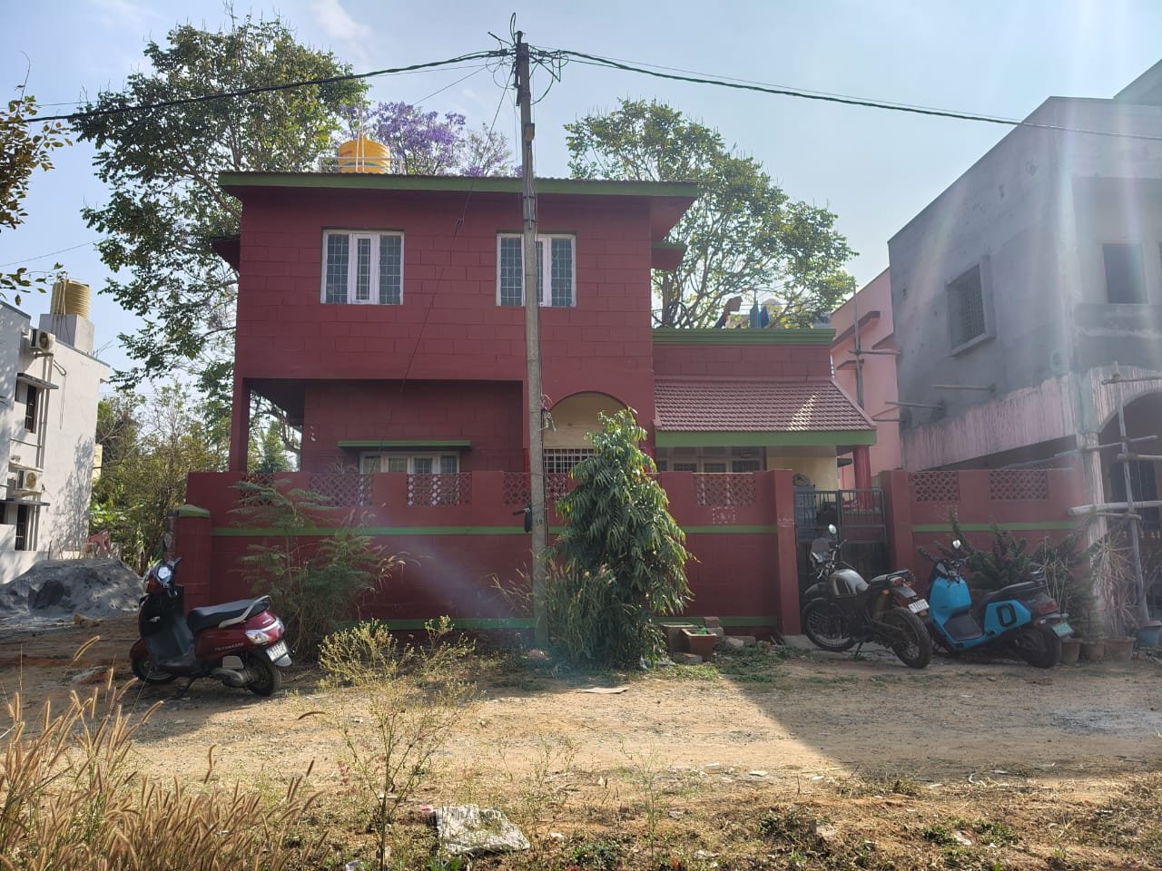 Front View of 3BHK Duplex House for Sale in Rainbow Garden Layout, Bannerghatta Main Road, Bangalore Renthouzz