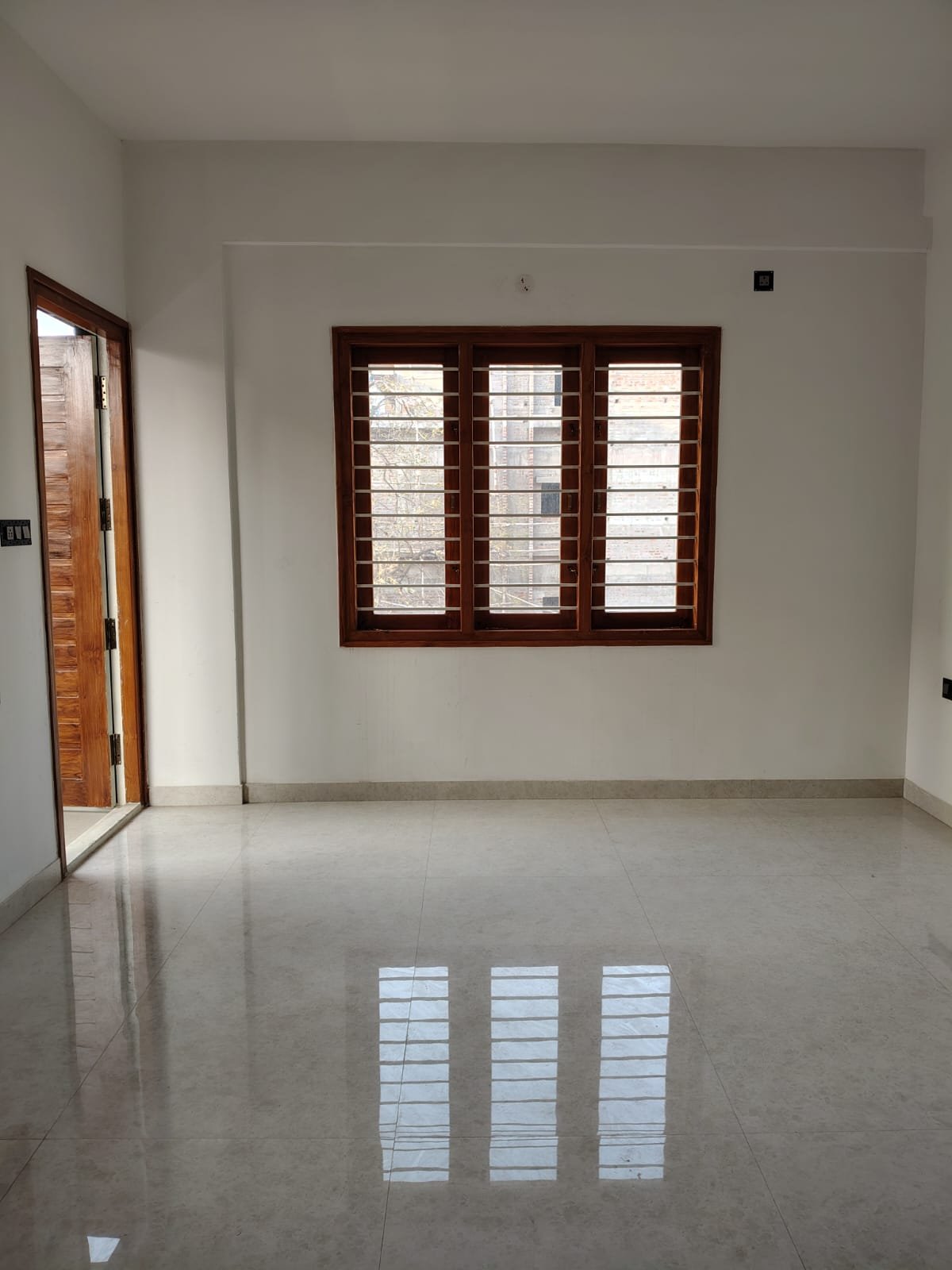North facing bedroom with good ventilation in 3BHK flat for sale in JP Nagar Bangalore