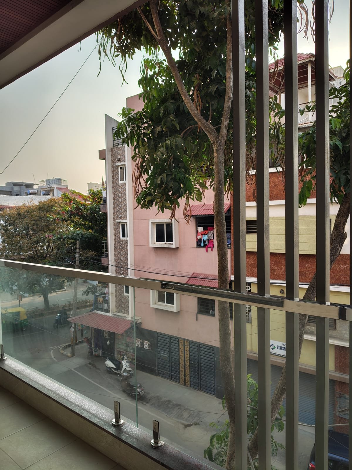 North facing balcony with open view in brand new apartment JP Nagar 8th Phase