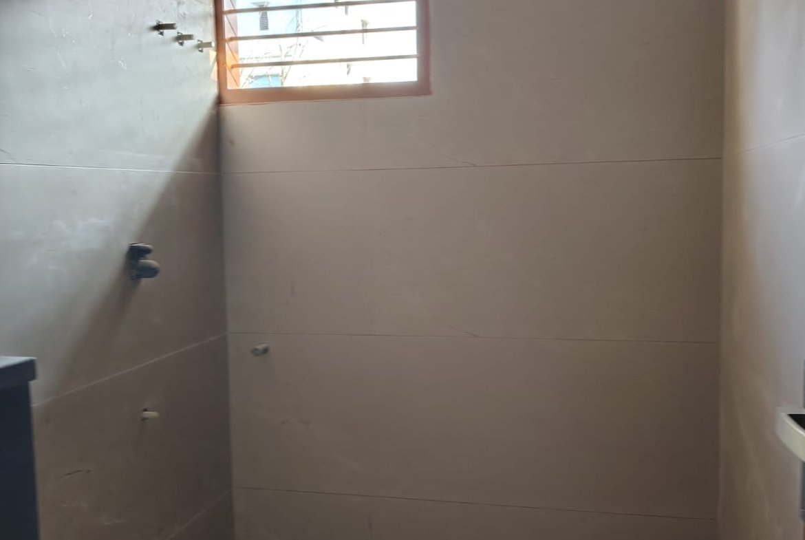 Modern washroom with attached bathroom in brand new 3BHK flat JP Nagar Bangalore