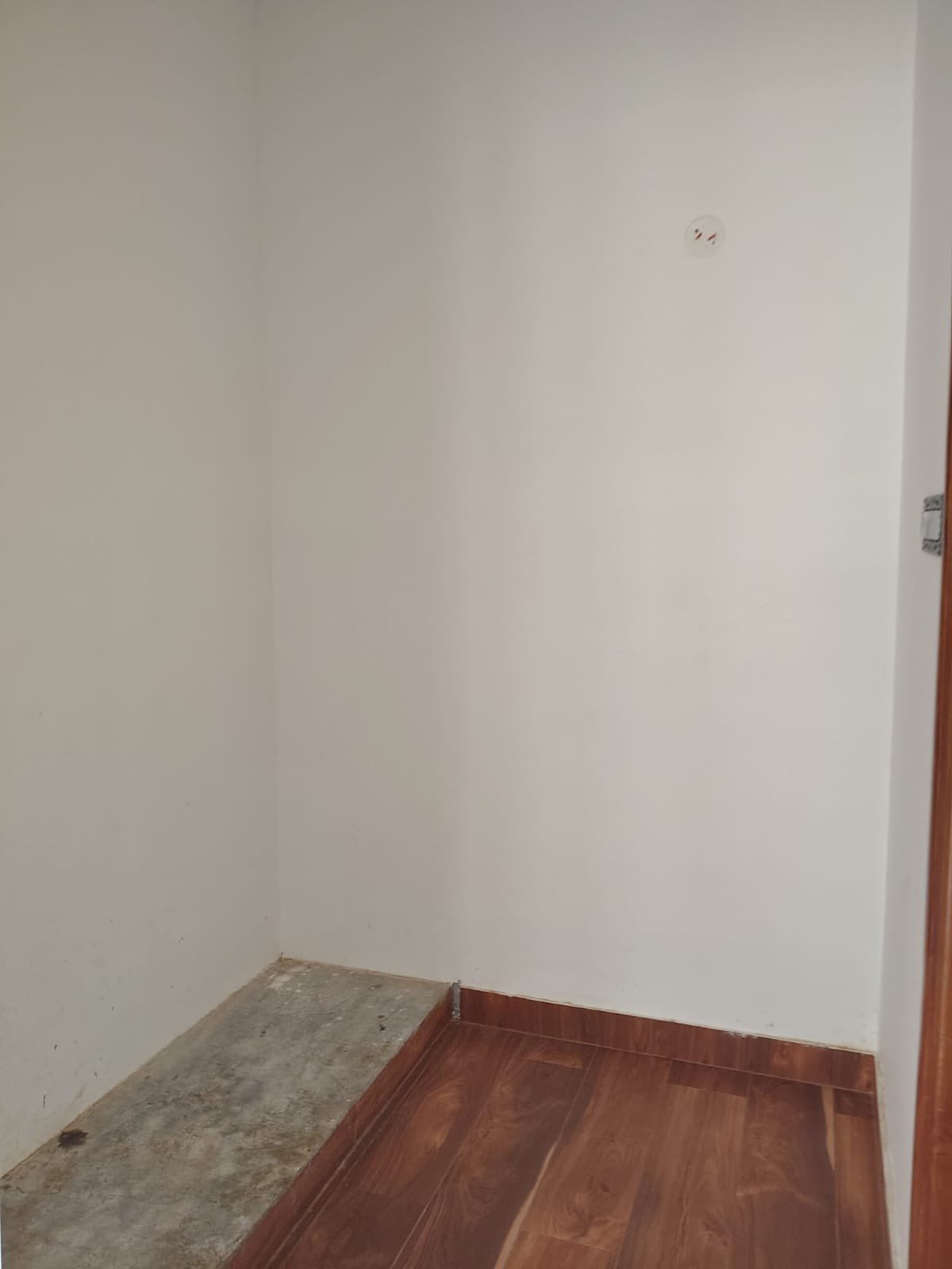 Washing machine point in utility area of brand new 3BHK apartment JP Nagar 8th Phase Bangalore