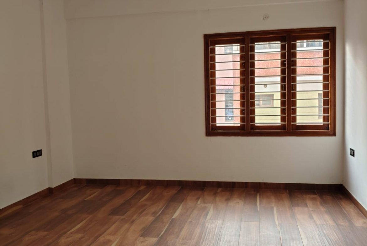 North facing bedroom with good ventilation in 3BHK flat for sale in JP Nagar Bangalore