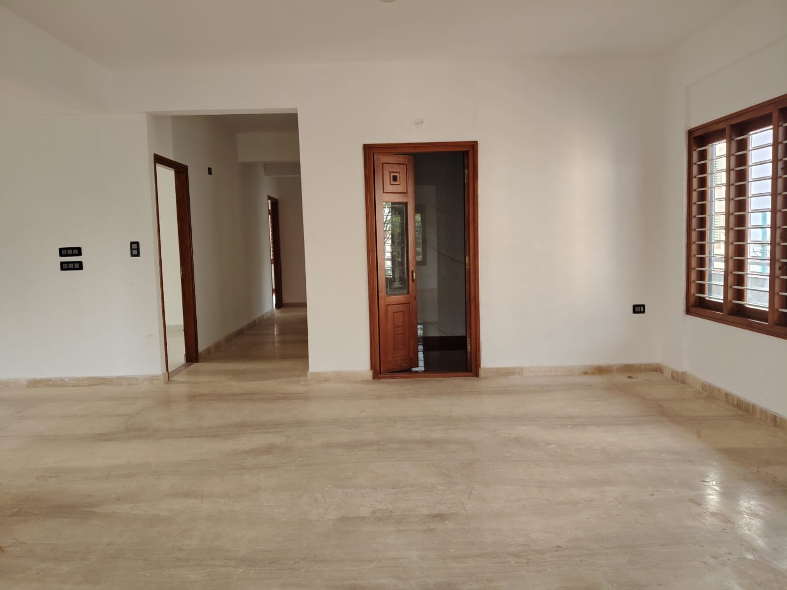 Spacious living hall in brand new 3BHK apartment for sale in JP Nagar 8th Phase Bangalore
