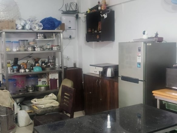 300 sq ft fully operational cloud kitchen for rent in Hebbal near Manyata Tech Park, North Bangalore