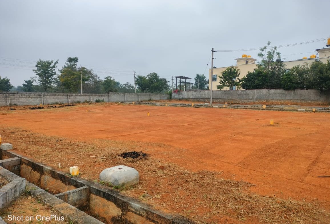 BMRDA A Khata approved residential plots in a gated community layout at Jigani near APC Circle with internal roads, parks, and modern infrastructure suitable for home construction and investment.