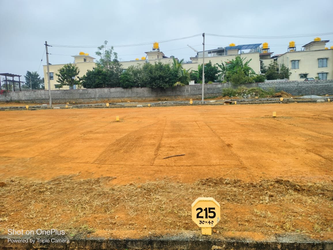 BMRDA A Khata approved residential plots in a gated community layout at Jigani near APC Circle with internal roads, parks, and modern infrastructure suitable for home construction and investment.
