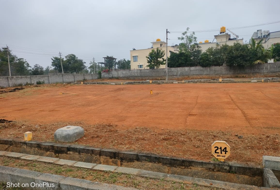BMRDA A Khata approved residential plots in a gated community layout at Jigani near APC Circle with internal roads, parks, and modern infrastructure suitable for home construction and investment.