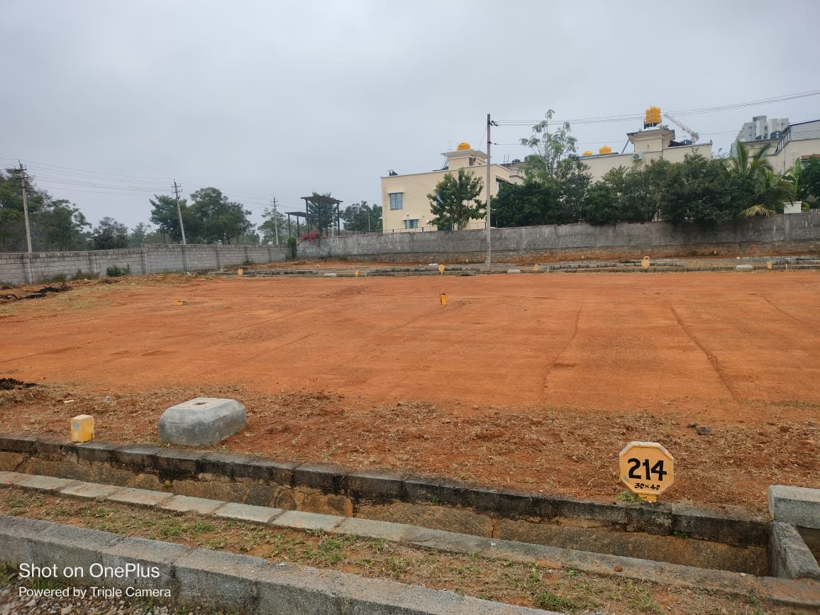BMRDA A Khata approved residential plots in a gated community layout at Jigani near APC Circle with internal roads, parks, and modern infrastructure suitable for home construction and investment.