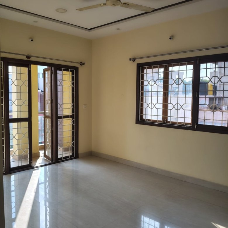 living hall 2BHK semi furnished flat Koramangala 6th Block spacious