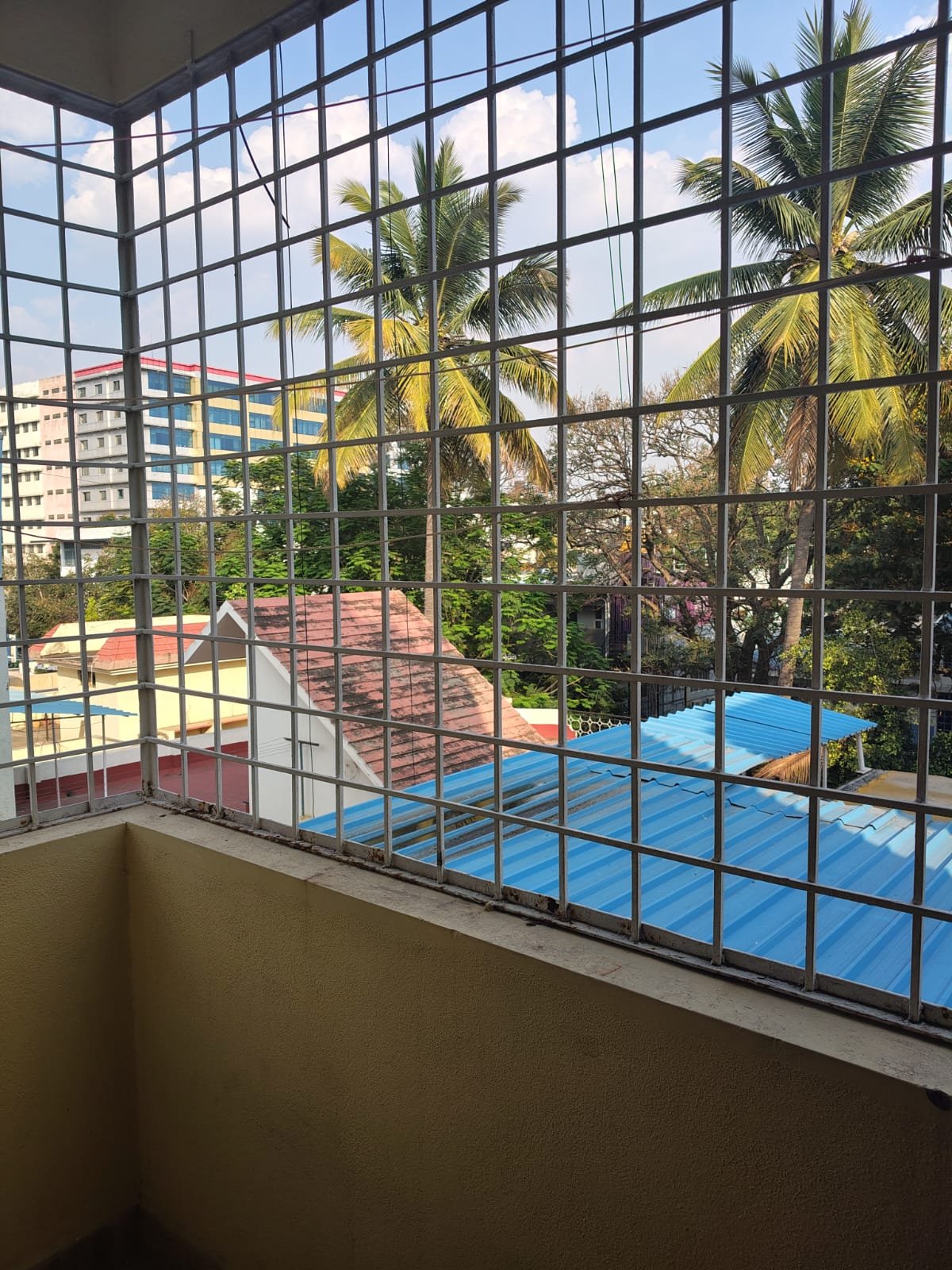 balcony 2BHK Koramangala 6th Block rental flat open view