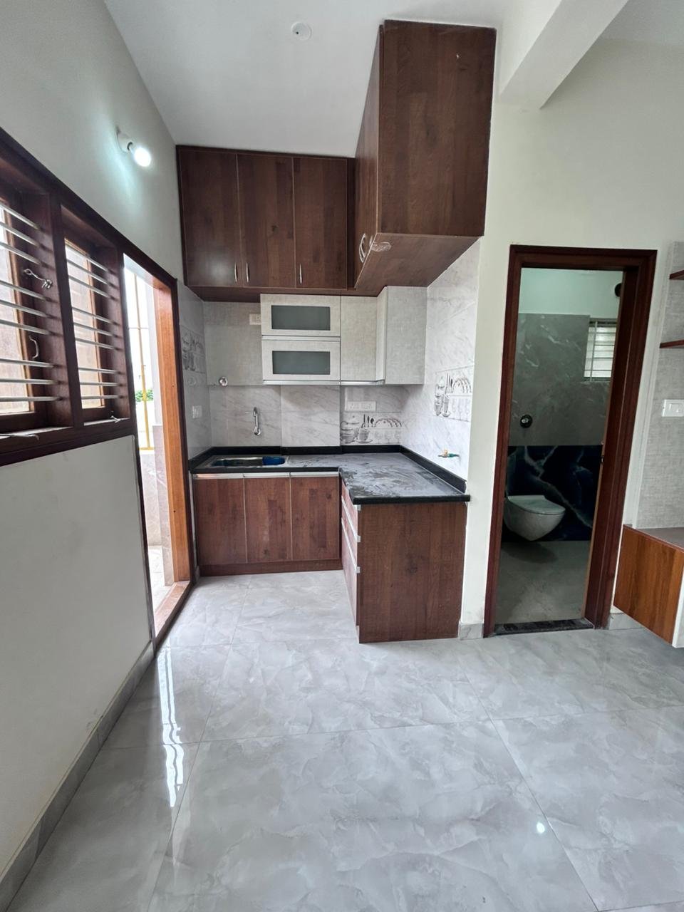 Brand new 1BHK furnished flat for rent near Star Bazar in Akshaya Nagar Bangalore with modern interiors