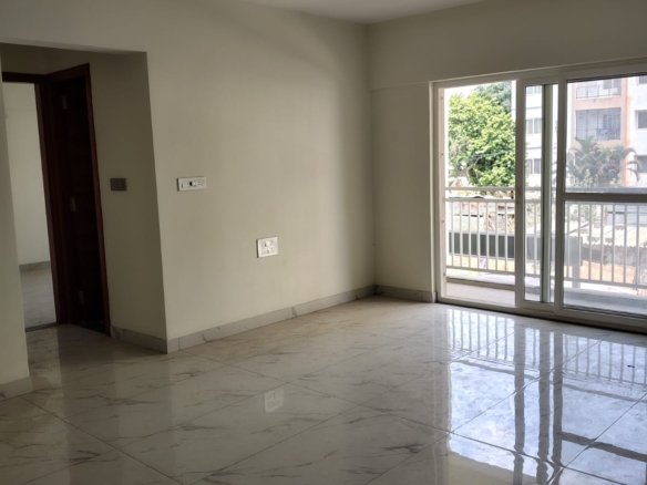 Spacious living room in west facing 2BHK apartment for sale in JP Nagar 7th Phase Bangalore