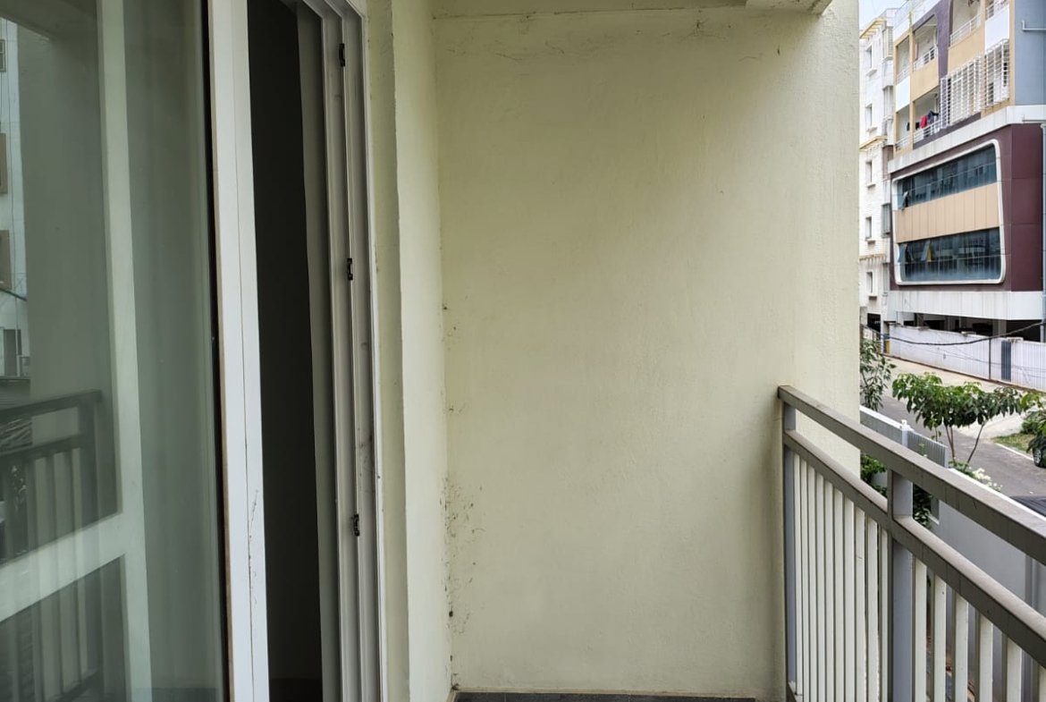 balcony in west facing apartment for sale in JP Nagar 7th Phase Bangalore