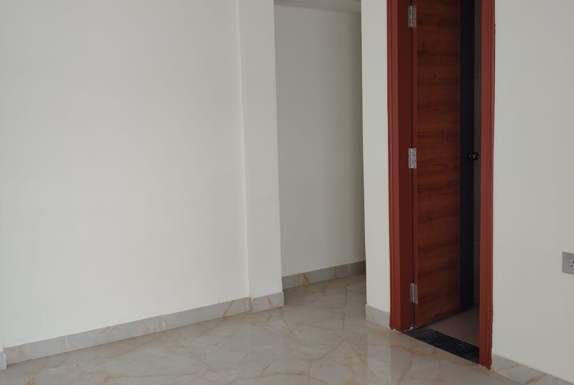 Master bedroom with attached washroom in 2BHK flat JP Nagar 7th Phase Bangalore