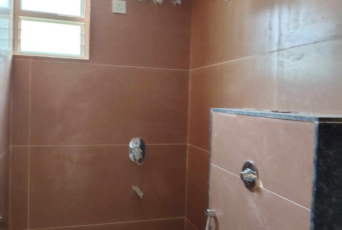 modern washroom in east facing 3BHK apartment Kothanur JP Nagar Bangalore