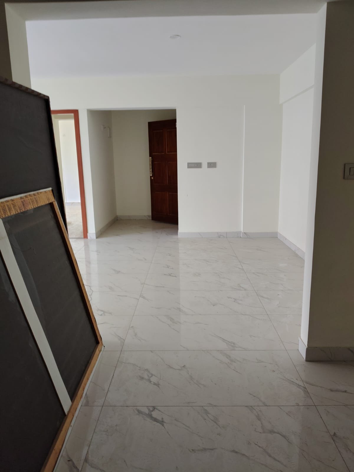 Modular kitchen with utility area in 2BHK flat for sale in Kothanur South Bangalore