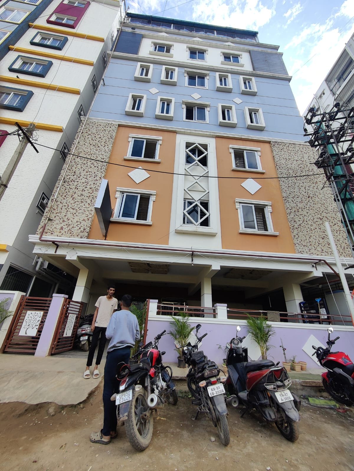 PG building for sale near Kodathi Sarjapur Road Bangalore front elevation high rental income property