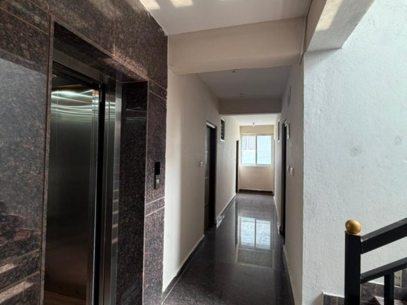 staircase area in PG building for sale in Marathahalli Bangalore well ventilated common area