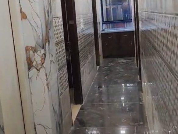 Spacious clean corridor with lighting railings in G+6 floors PG near Christ