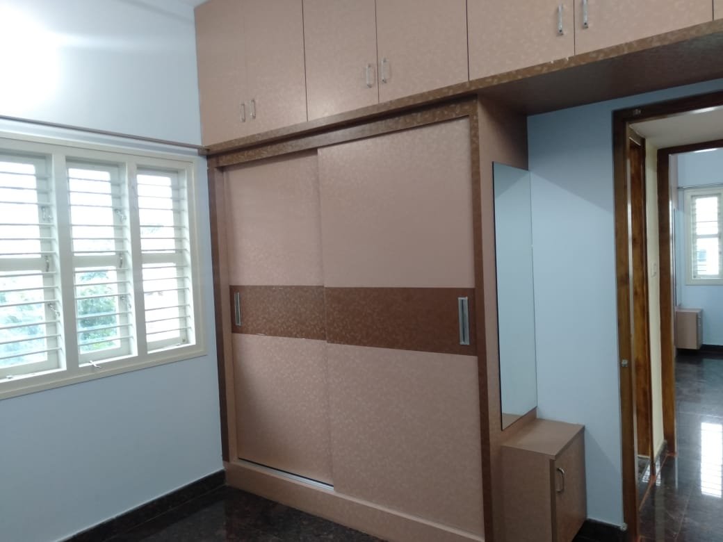 Spacious bedroom with ventilation 2BHK flat Bannerghatta Road