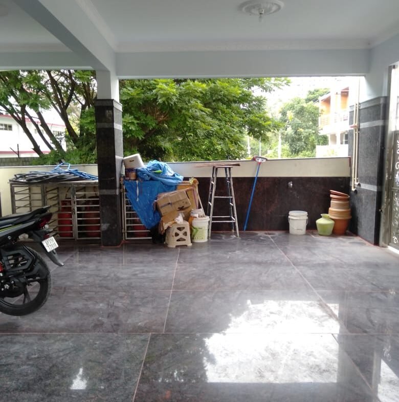 2BHK apartment parking area near Decathlon Bannerghatta Road Bangalore