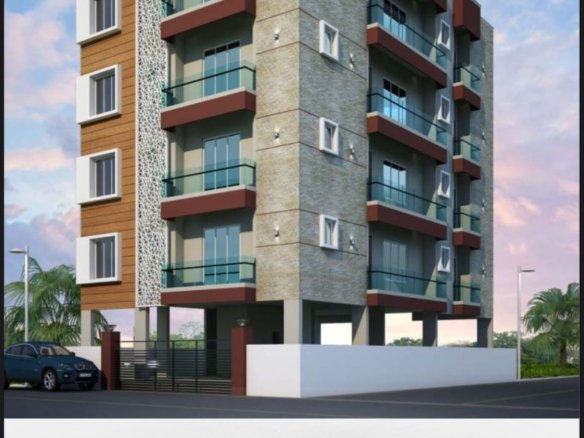 G+4 residential building for sale in Gottigere Bangalore with parking and modern architecture