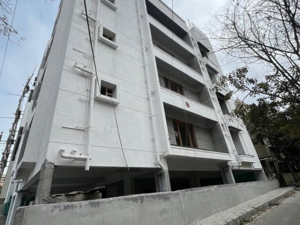 G+4 residential building for sale in Gottigere Bangalore with parking and modern architecture