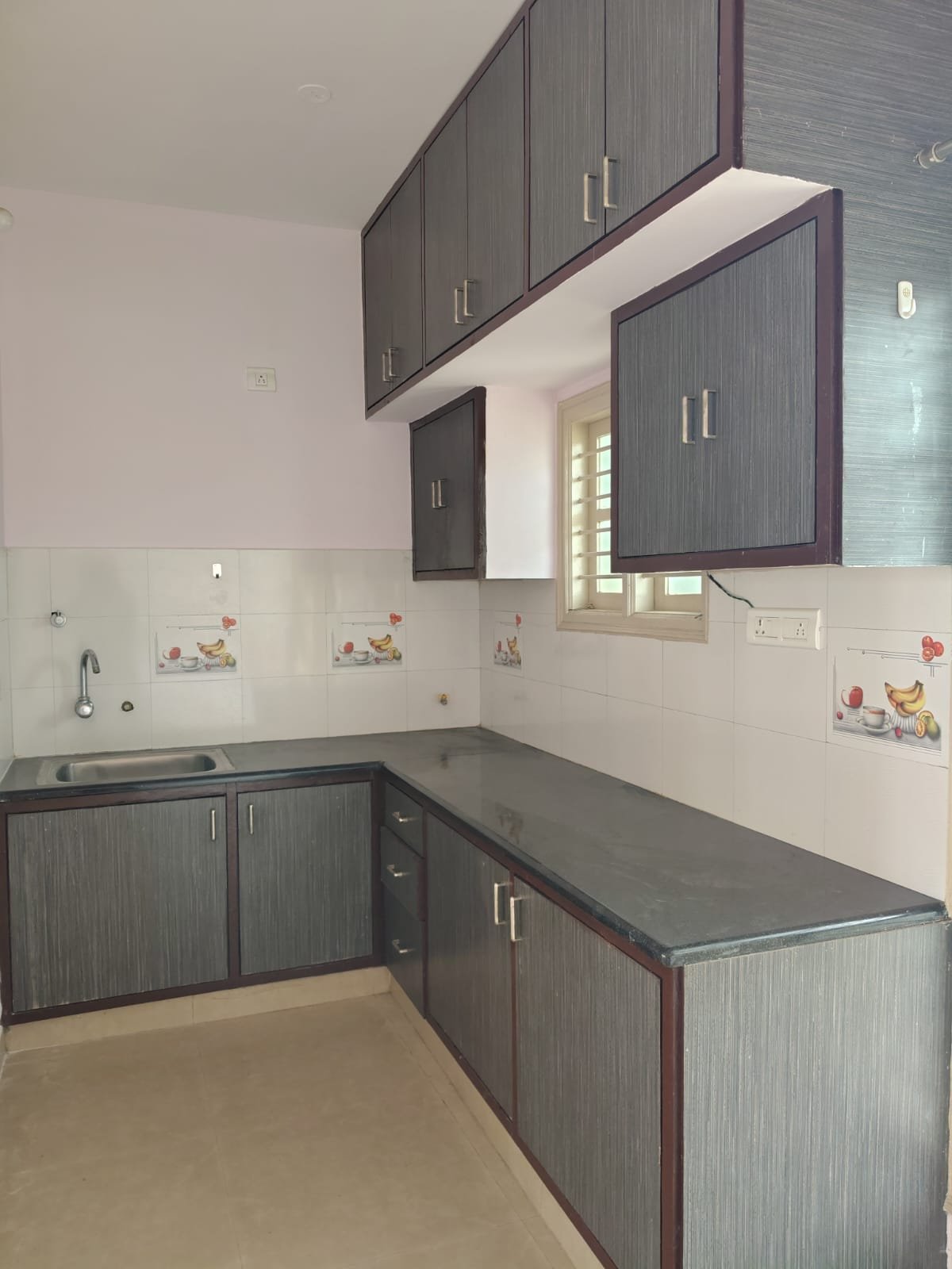 Modular kitchen in 1BHK flat for rent near Bannerghatta Main Road Bangalore